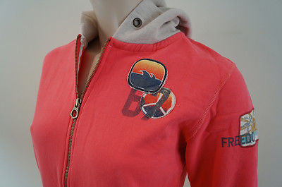 SCOTCH SHRUNK Childrens Neon Pink Orange Beige Hooded Hoodie Sweatshirt Top BNWT