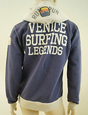 SCOTCH SHRUNK Childrens Purple & Beige Surf Motif Hoodie Sweatshirt Top BNWT