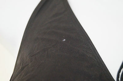 AGENT PROVOCATEUR Swimwear Black Sparkle Ruched Halter Neck Swimsuit Costume SzM