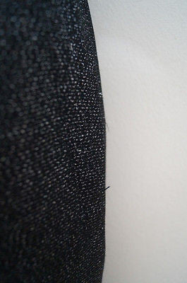 KARL LAGERFELD Black & Silver Metallic Wide Leg Evening Trousers Pants Sz38 UK10