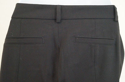 PINKO Women's Black Virgin Wool Blend Slim Leg Formal Trousers Pants UK10; IT42