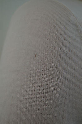 ALEXANDER McQUEEN Cream 100% Wool Fitted Pleated Hemline Jumper Top XXL