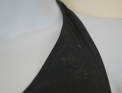 AGENT PROVOCATEUR Swimwear Black Sparkle Ruched Halter Neck Swimsuit Costume SzM