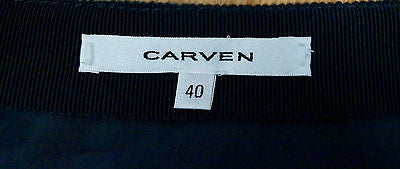 CARVEN Multi Colour Wool Silk Blend Paisley Jacquard A Line Mini Skirt 40 UK12