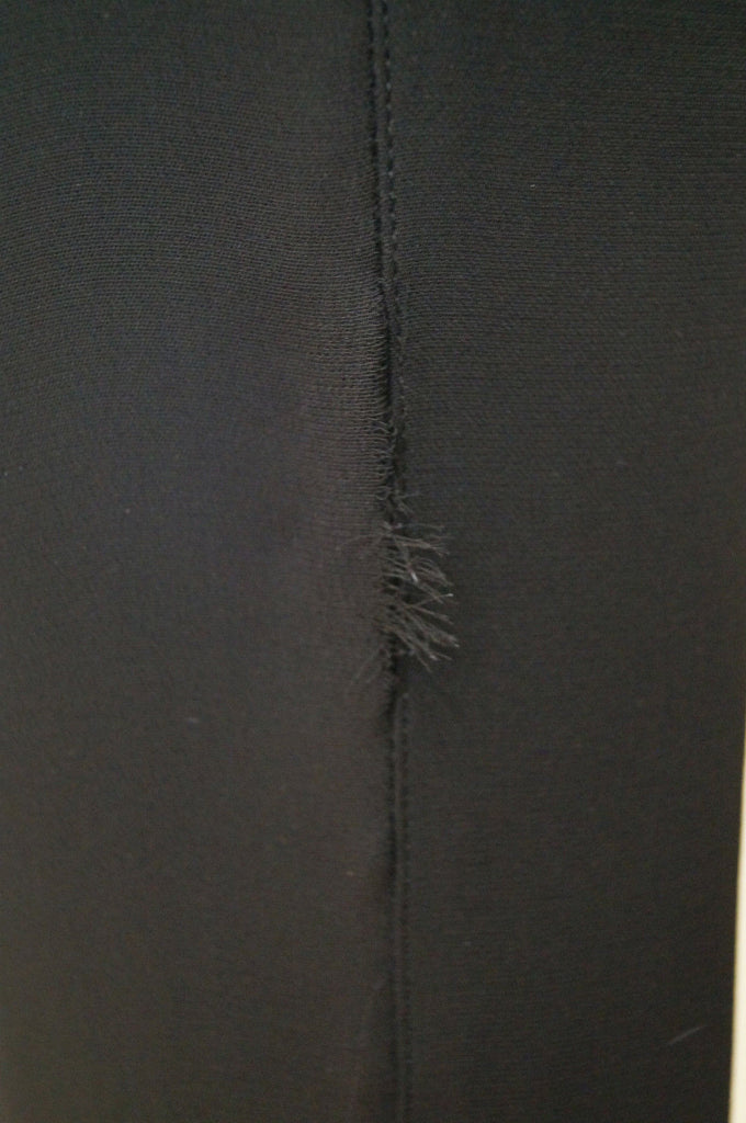 LANVIN ETE 2013 Black Silk Blend Formal Tapered Evening Trousers FR38 UK12