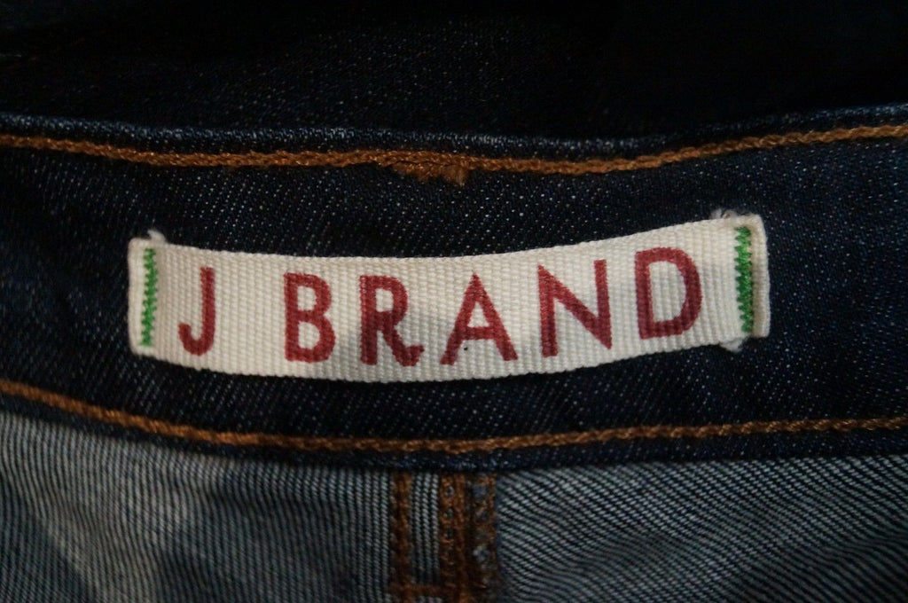 J BRAND Navy Blue Sty 811CO32 PURE Cotton Blend Skinny Leg Jeans Sz25 IL28"