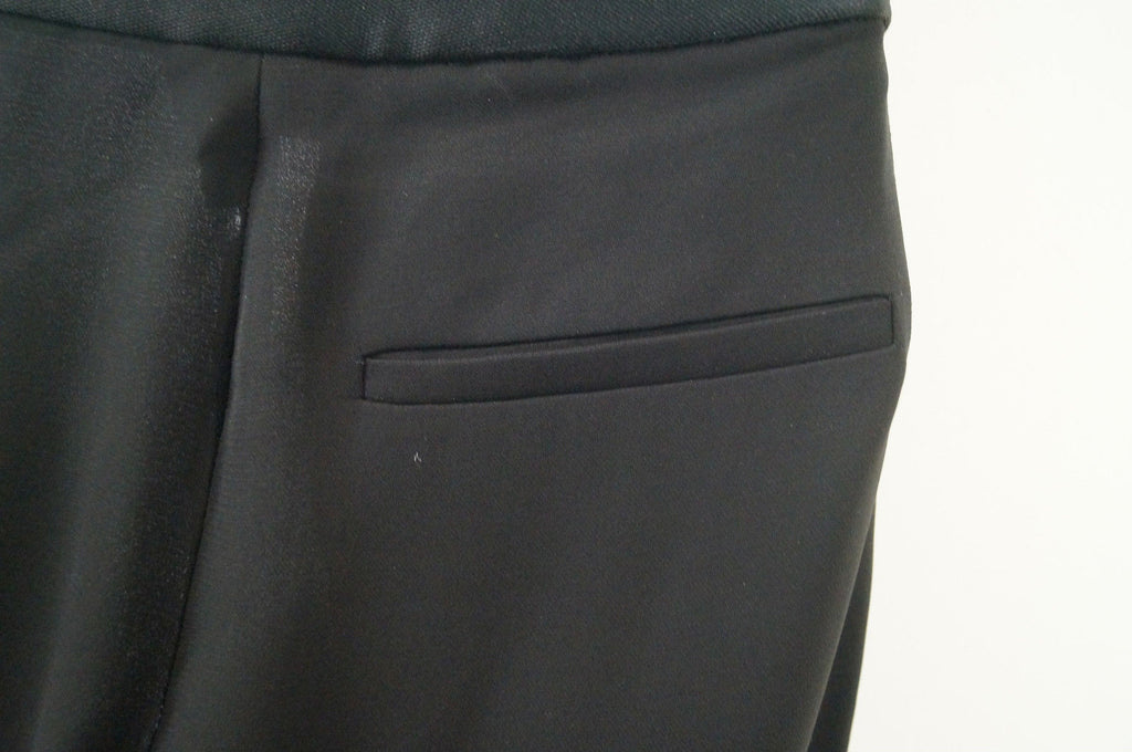LANVIN ETE 2013 Black Silk Blend Formal Tapered Evening Trousers FR38 UK12