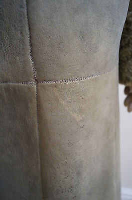 CRISTIANO DI THIENE Made In Italy Reversable Sheepskin & Fabric Coat IT46; UK14