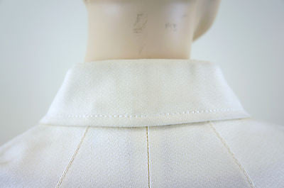 ALESSANDRO DELL'ACQUA Cream / Ivory 3/4 Sleeve Fitted Jacket UK12; US8