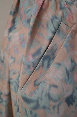 ACNE Designer Multi-Colour Floral Print Pleated Lined Short Skirt FR40; UK12