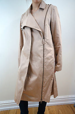 TWENTY8TWELVE S MILLER Beige Cotton Belted Trench Mac Jacket Coat UK10 BNWT