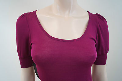 VANESSA BRUNO Made In France Cerise Pink Long Length Knitwear Top FR2 UK10