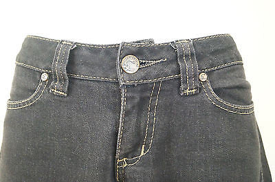 SERFONTAINE Womens Black Denim Cotton Blend Skinny Leg Jeans Pants Sz 28