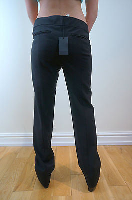 PATRIZIA PEPE Women's Wool Mix Black Straight Leg Formal Trousers / Pants IT42