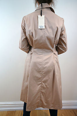 TWENTY8TWELVE S MILLER Beige Cotton Belted Trench Mac Jacket Coat UK10 BNWT
