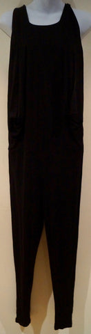 ADIDAS BY STELLA MCCARTNEY Black Double Breasted All In One Jumpsuit 40 UK12