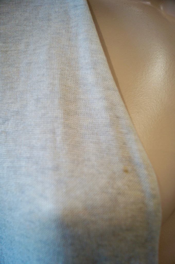 FABIANA FILIPPI Cream & Grey Cotton Plunge V Neck Long Length Knitwear Cardigan