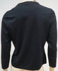 SONIA RYKIEL Black Sheen V Neck Metallic Button Fastened 3/4 Sleeve Cardigan Top