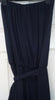 STEFANO MORTARI Navy Blue Bandeau Strapless Belted Tie Waist Jumpsuit 38 UK10