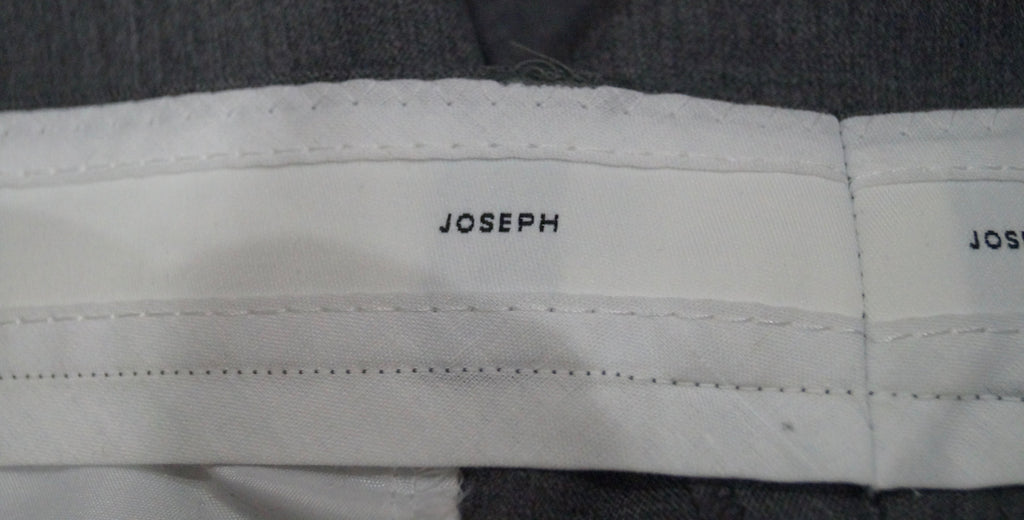 JOSEPH Made In France Menswear Pale Grey 100% Wool Formal Trousers Pants L W36