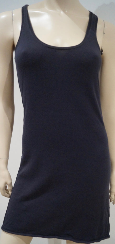 ZADIG & VOLTAIRE Black 100% Cotton SOHO Detail Rear Sleeveless Jumper Dress M