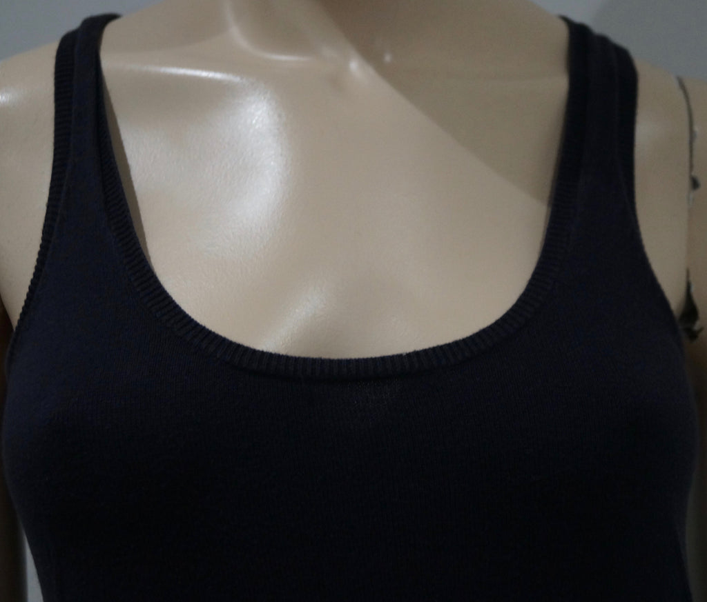 ZADIG & VOLTAIRE Black 100% Cotton SOHO Detail Rear Sleeveless Jumper Dress M