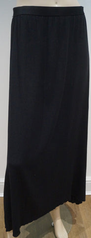 NICOLE FARHI Black Wool Cashmere Blend Straight Flare Leg Formal Trousers Pants