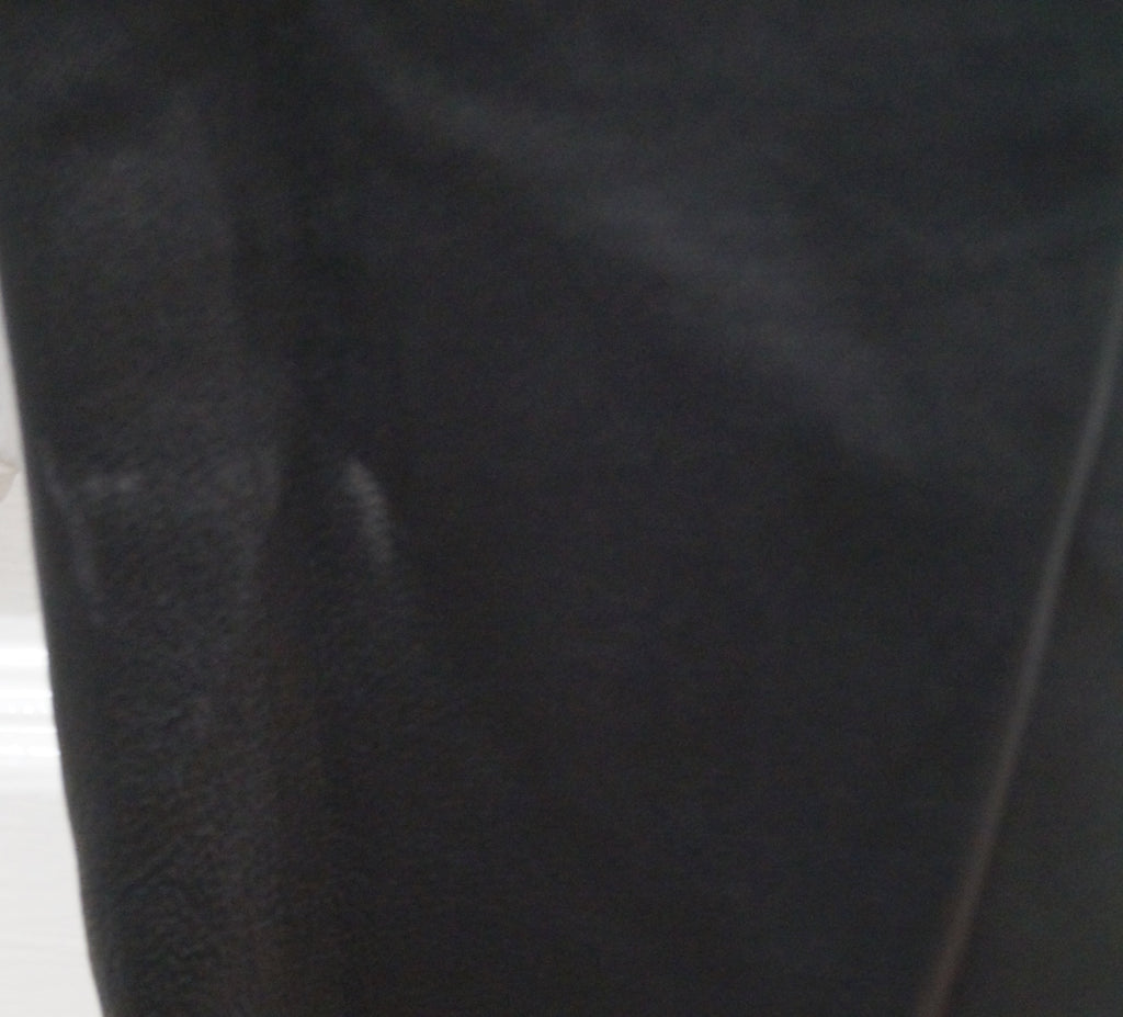 HARTFORD Women's Black 100% Lamb Leather Slim Skinny Trousers Pants Sz2 UK10