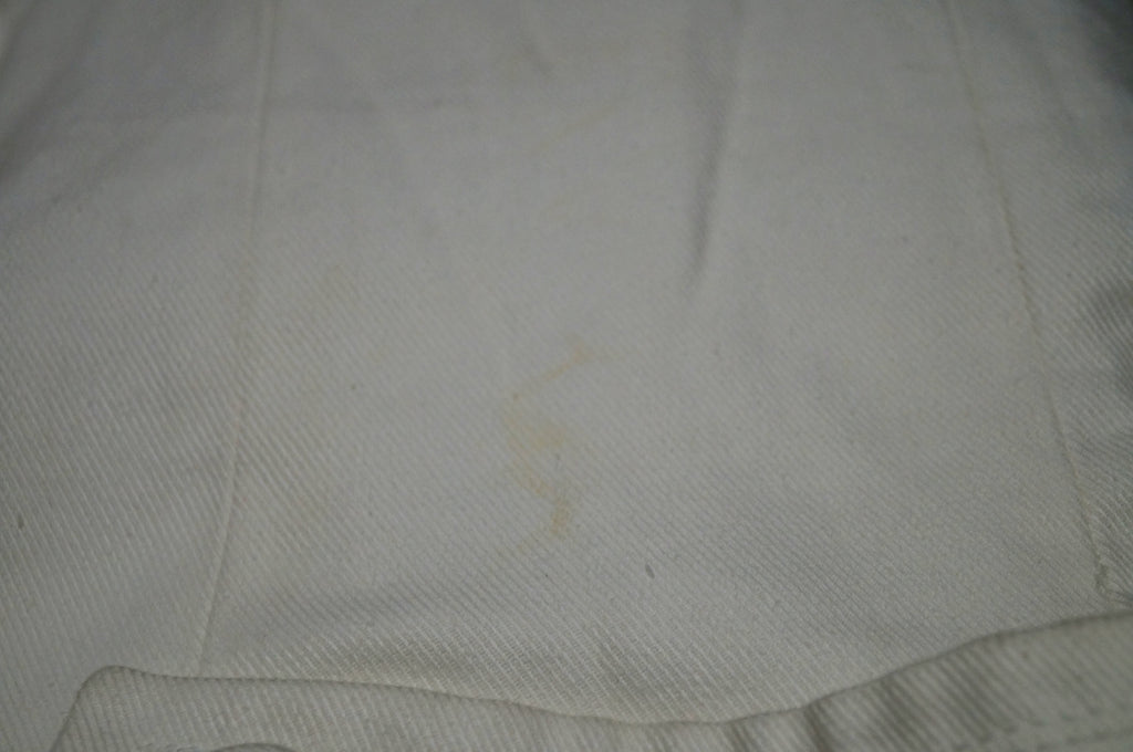 FARHI BY NICOLE FARHI Winter White Cotton & Linen Double Breasted Jacket UK10