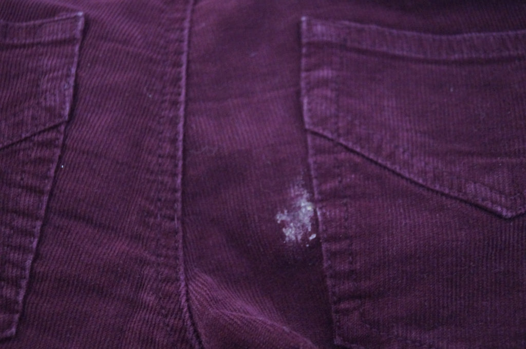 ZADIG & VOLTAIRE Burgundy Cotton Stretch Corduroy Trousers Jeans Pants Sz:36 / S