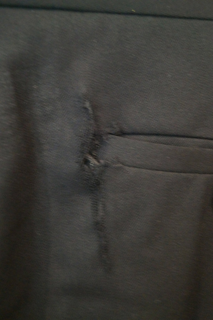 BARBARA BUI Women's Black Wool Stretch Formal Trousers Pants FR38 UK10