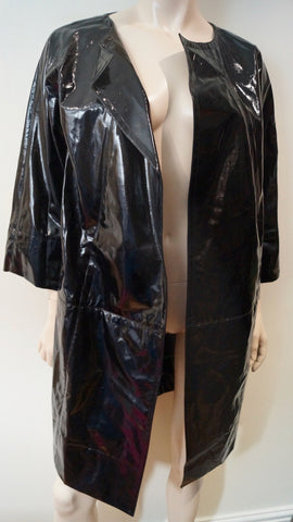 DKNY DONNA KARAN Navy & Black Duck Down Adjustable Puffa Jacket Or Coat Sz: M