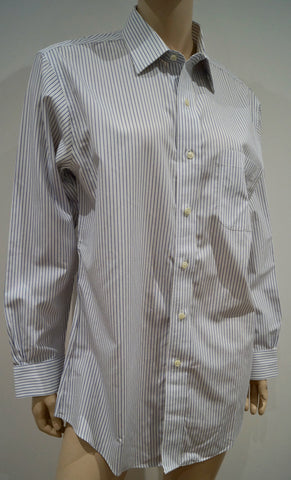 GUCCI Menswear Yellow Cream Check Cotton Long Length Sleeve Shirt Sz:42 16.5