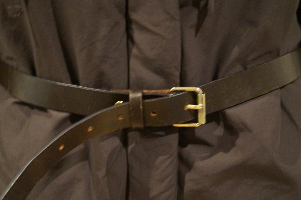 JOSEPH Brown Cotton Blend Funnel Neck Belted Casual Padded Jacket FR40 UK12