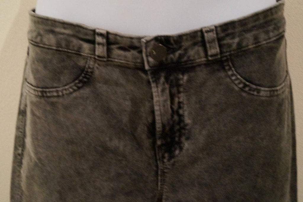 J BRAND Grey STATIC Soft Cotton Stretch Skinny Crop Treggings Leggings Trousers