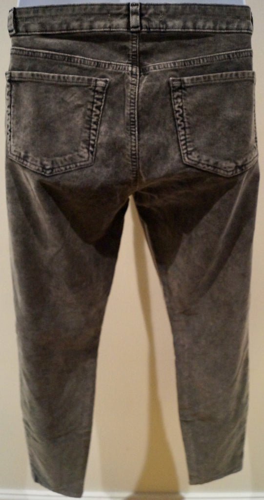 J BRAND Grey STATIC Soft Cotton Stretch Skinny Crop Treggings Leggings Trousers