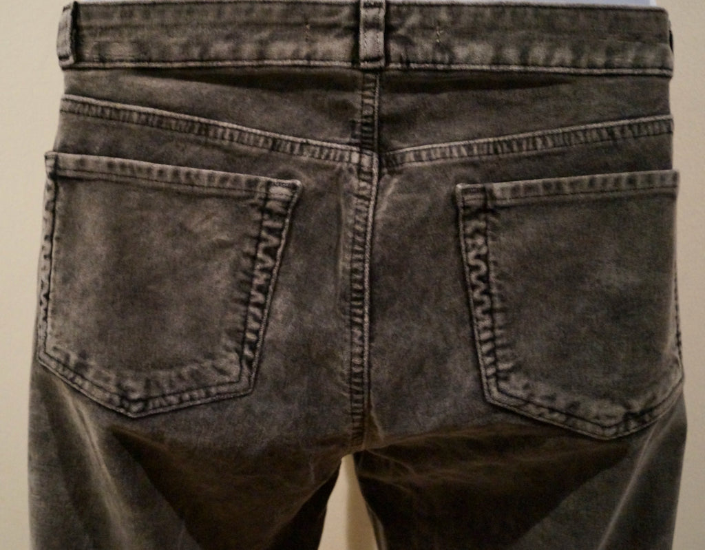 J BRAND Grey STATIC Soft Cotton Stretch Skinny Crop Treggings Leggings Trousers