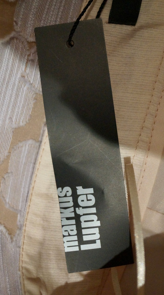 MARKUS LUPFER Lilac & White SURF FLOWER MAEGAN Cotton Blend Summer Shorts L BNWT