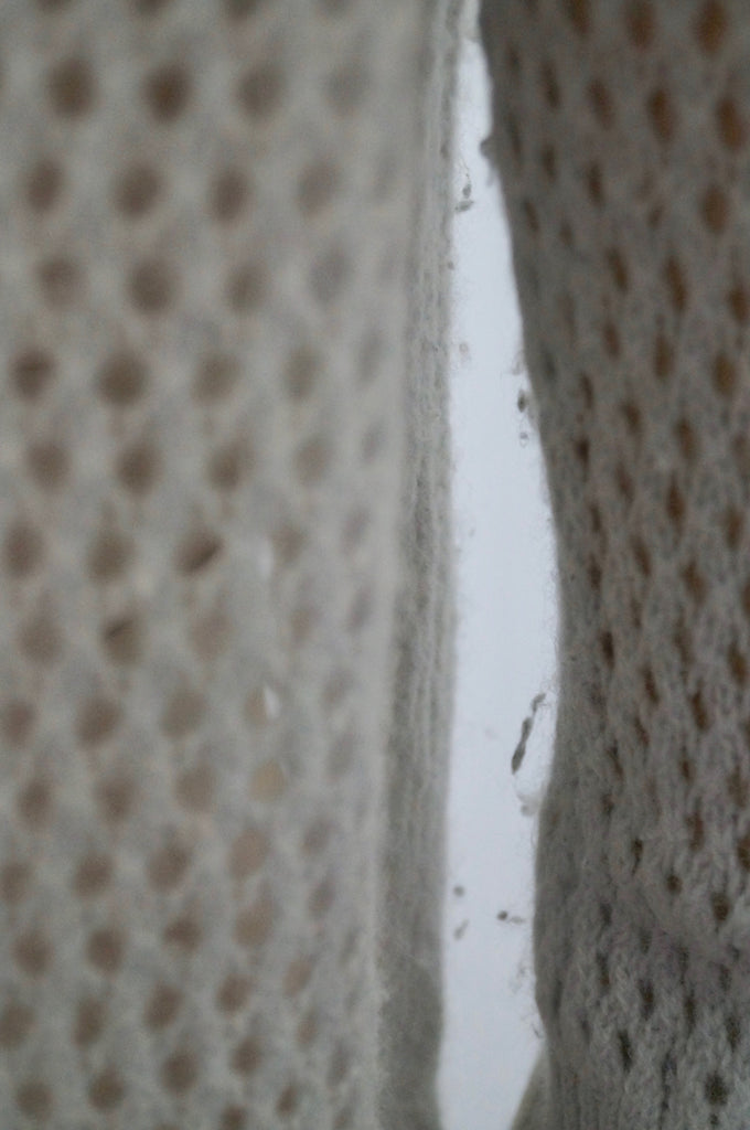 DEREK LAM 10 CROSBY Winter White 100% Cashmere Loose Knit Jumper Sweater Top M