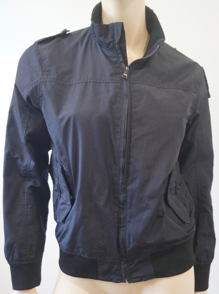 BOSS HUGO BOSS Boy's Midnight Navy Blue Funnel Neck Casual Bomber Jacket 12Y