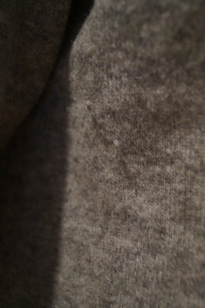 AUTUMN CASHMERE Women's Grey Round Neck Zipper Detail Knitwear Jumper Sweater