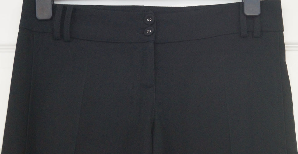 PATRIZIA PEPE FIRENZE Made In Italy Womens Black Formal Trousers Pants IT42 UK10