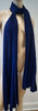 FARHI NICOLE FARHI Royal Blue & Black Stripe 100% Wool Long Length Scarf BNWT