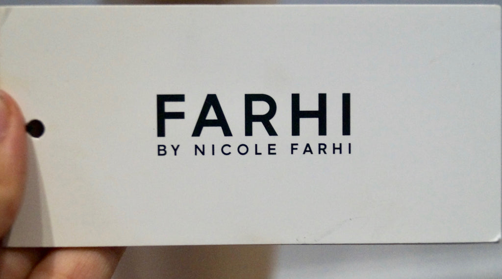 FARHI NICOLE FARHI Royal Blue & Black Stripe 100% Wool Long Length Scarf BNWT