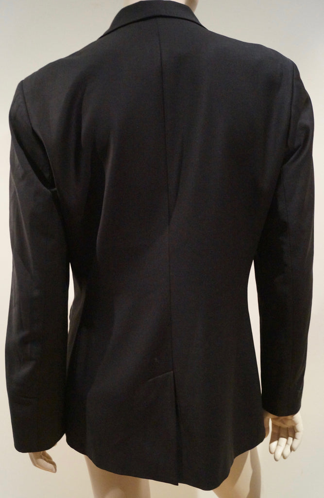 JOSEPH Women's Black Wool Blend Single Breasted Formal Blazer Jacket Sz:3/L
