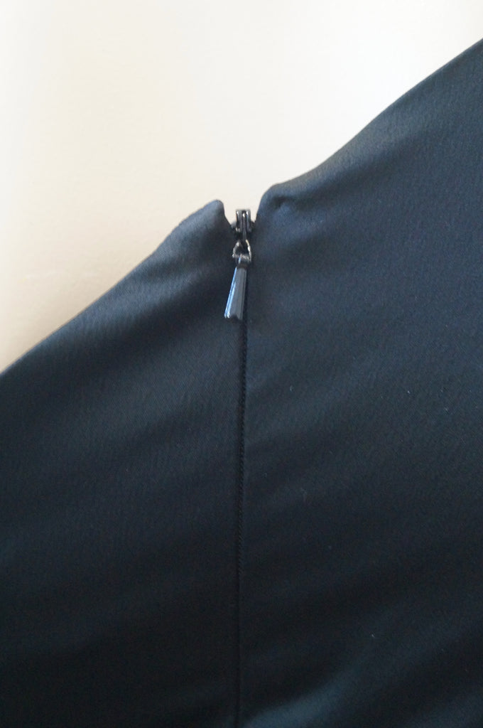 KYRI LONDON Black & Gold Sequin One Shoulder Evening Wiggle Pencil Dress UK10