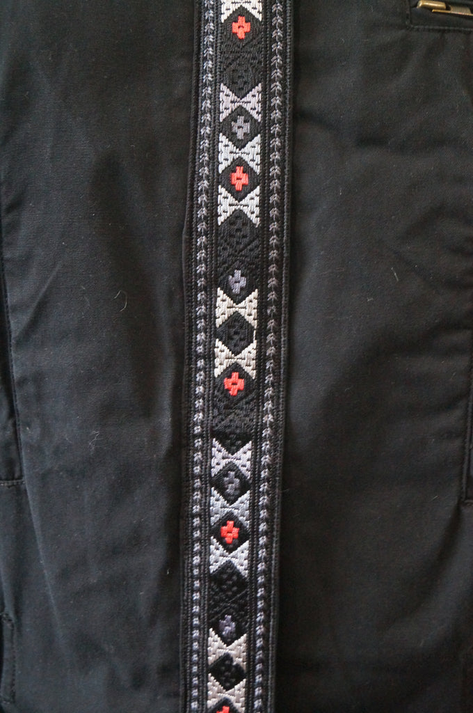 DAY BIRGER ET MIKKELSEN Black Cotton Convertible Waistcoat Jacket UK10 BNWT