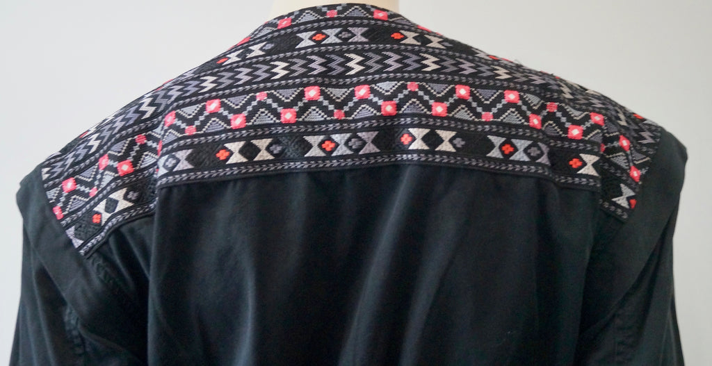 DAY BIRGER ET MIKKELSEN Black Cotton Convertible Waistcoat Jacket UK10 BNWT