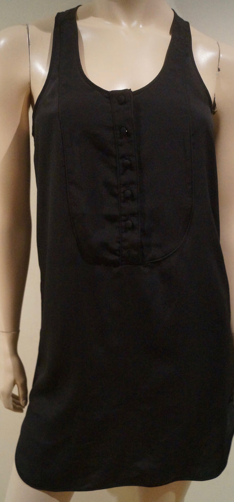 STELLA MCCARTNEY PARA C&A Black Sleeveless Racer Rear Long Cami Top 36 UK8