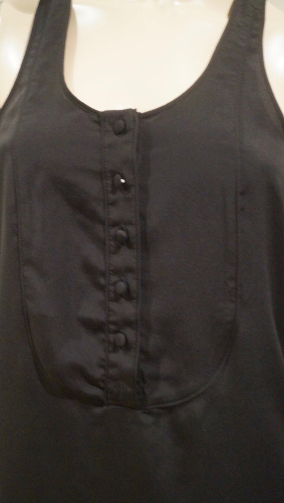 STELLA MCCARTNEY PARA C&A Black Sleeveless Racer Rear Long Cami Top 36 UK8